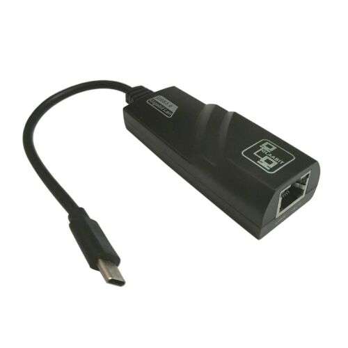 High-Speed USB-C to Ethernet RJ45 Adapter for Reliable Wired Network Connectivity