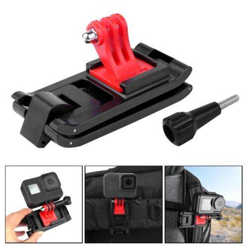 Versatile Backpack Clip for Secure Sports Camera Mounting on Cycling, Skiing, and More