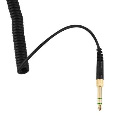 Coiled Headphone Cable with 3.5MM & 6.5MM Plugs for Beyerdynamic DT 770/990 Headphones