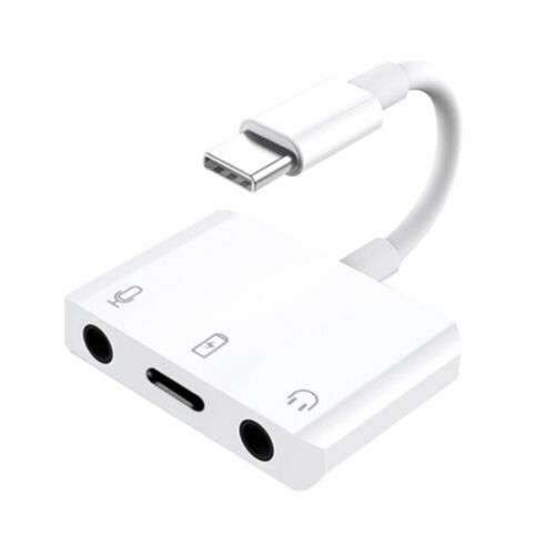Type-C to 3.5mm Headphone Adapter for Laptop - External Soundcard for Audio Output