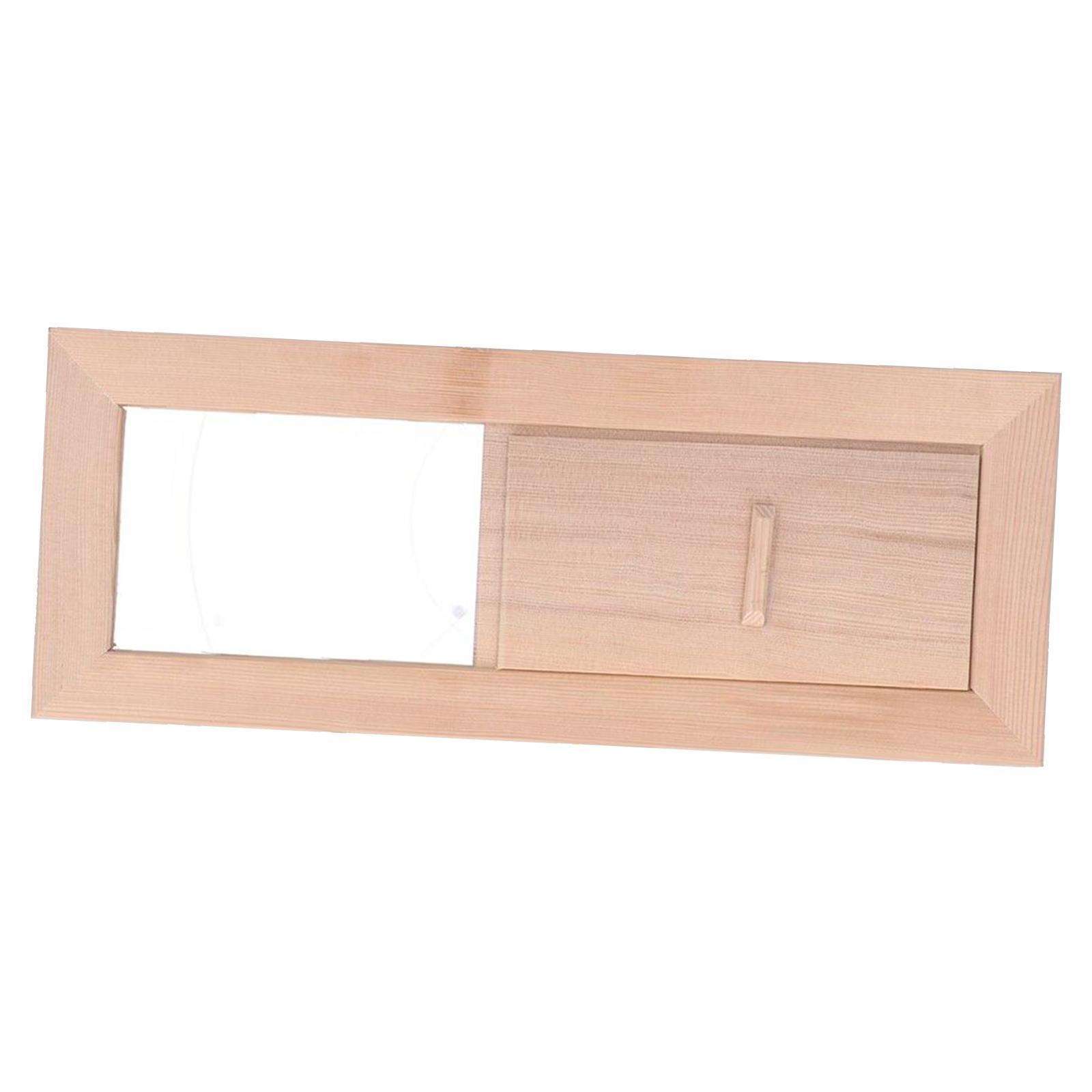 Premium Wooden Sauna Ventilation Louvers for Optimal Steam Room Air Circulation