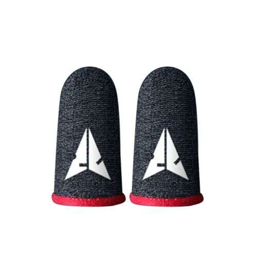 2-Pack Anti-Sweat Finger Sleeves for Mobile Gaming - Seamless Thumb Covers for Improved Grip and Precision