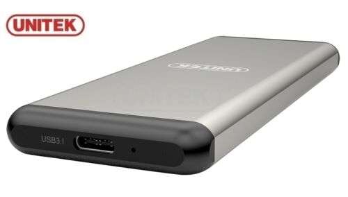Unitek Y-3365 Type-C USB 3.0 M2 NGFF SATA SSD External Enclosure for Easy Data Access and Storage.