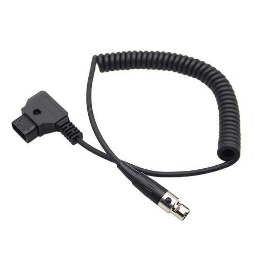 Male to 4 Pin Mini XLR Female Power Adapter Cable for DSLR Cameras