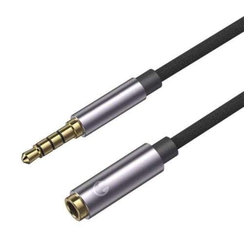 Wearproof Car Headphone Adapter: 3.5mm Male to Female AUX Extension Cable for Crystal Clear Audio in Your Vehicle