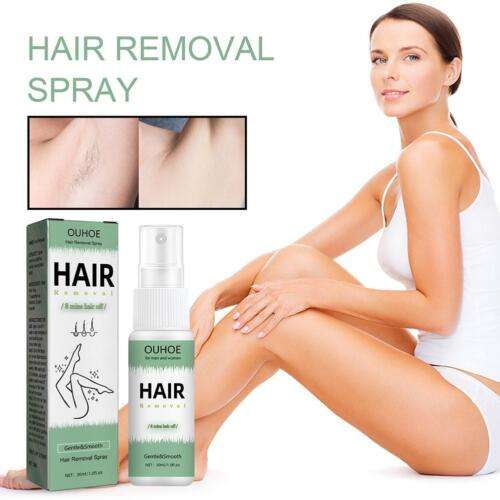 Permanent Hair Removal Spray for Underarms - Painless & Long-Lasting 30ml