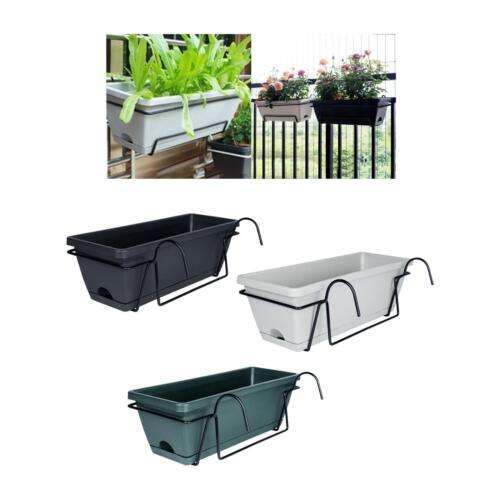 Vertical Garden Balcony Railing Planter for Flowers and Herbs