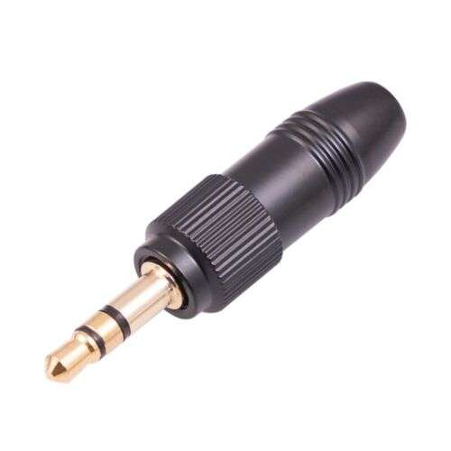 Gold-Plated Aluminum 3.5mm Stereo Male Earphone Plug for Audio Devices