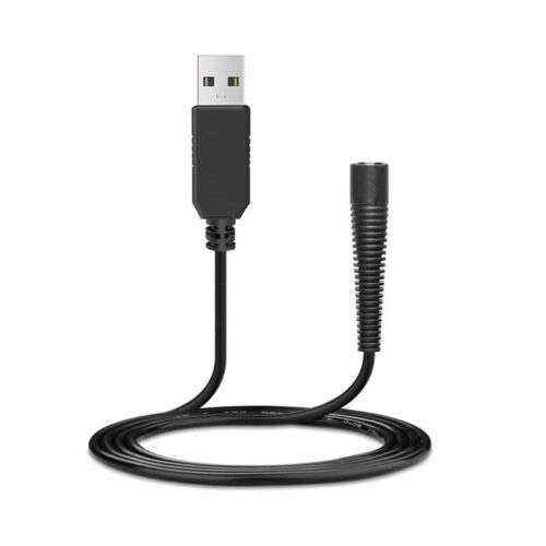 USB Charging Cable for Braun Series 3, 5, 7, 1, 9 Electric Shavers - 370, 3040s, 310s Models