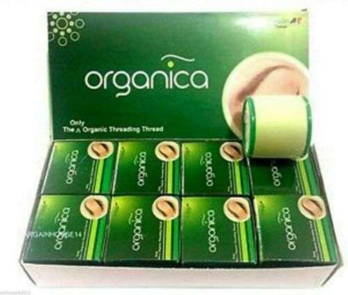 Organica Organic Pure Cotton Thread for Precise Eyebrow Threading