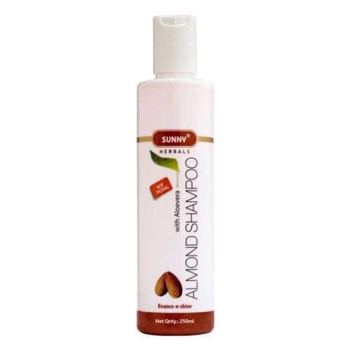 Sunny Almond Shampoo with Aloe Vera: Nourishing Hair & Scalp for a Healthy Shine (250ml, Free Shipping)