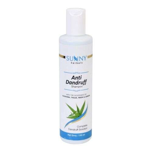 Sunny Anti Dandruff Herbal Shampoo:  150ml for a Flake-Free Scalp & Healthy Hair, Free Shipping