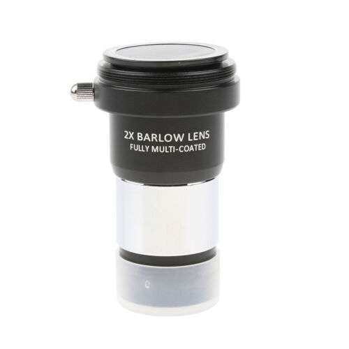 2X Teleconverter Lens for Eyepiece/T-Adapter: Increase Magnification for Astrophotography and Terrestrial Viewing