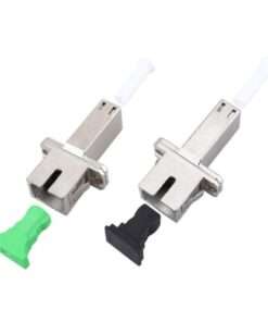 Alternative view of LC/UPC to SC/UPC & LC/APC to SC/APC Female Optical Fiber Patch Cable for High-Speed Data Transmission
