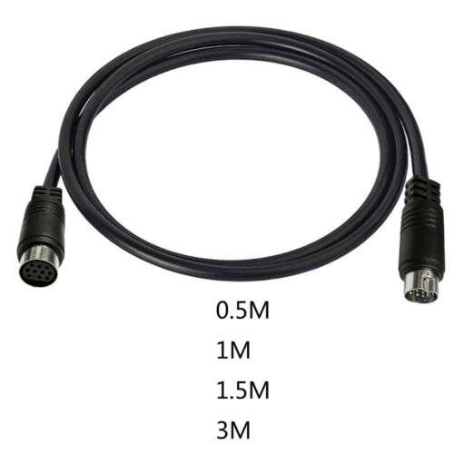 10Pin Mini DIN Male to Female Projector, VCR, and DVD Connector Cable