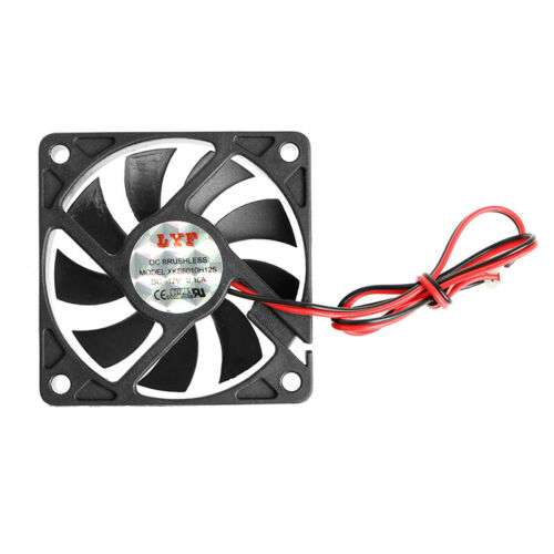 60mm Brushless DC 12V Cooling Fan for Electronics, 60x60x10mm, XKS6010H12S