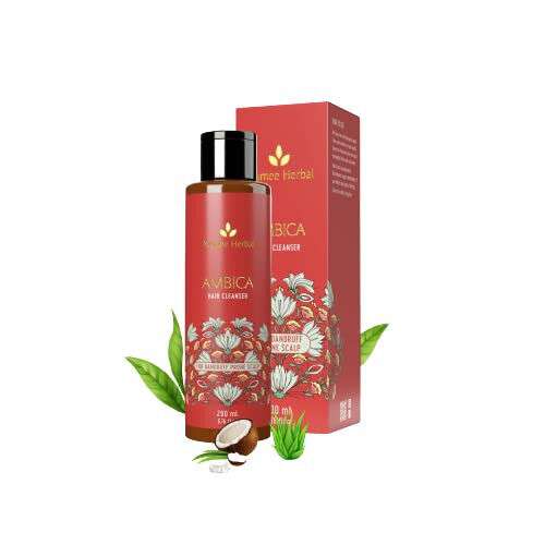 Avimee Ambica Anti-Dandruff Hair Cleanser: Herbal Formula for Scalp & Hair Health, 200ml