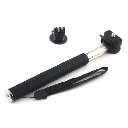 Extendable Selfie Stick Monopod Holder for 3, 4 & SJ4000 Action Cameras - Perfect for Travel, Vlogging, and Group Photos