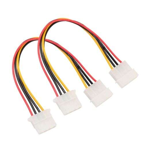 7.87in Molex IDE Power Extension Cable for PC Expansion Cards and Devices - 4 Pin Male to Female