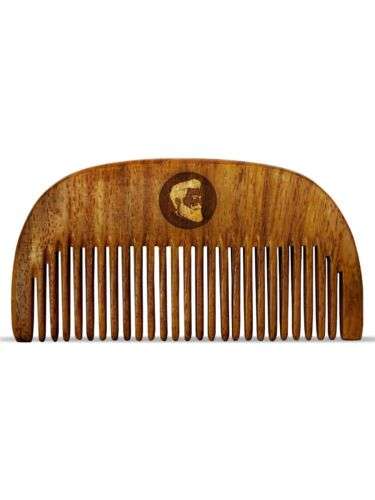 Beardo Pocket Wooden Comb for Hassle-Free Beard Styling and Grooming.