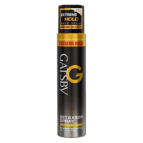 Gatsby Extreme Hold Hair Spray for Long-Lasting Style and Quick Drying