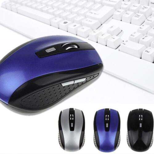 2.4GHz Wireless Optical Mouse for Laptops, PCs, and Computers with USB Receiver