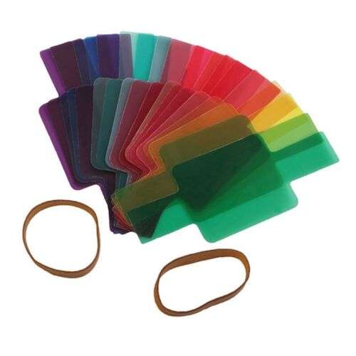 Professional Color Correction Light Gel Filters for Video and Photography.