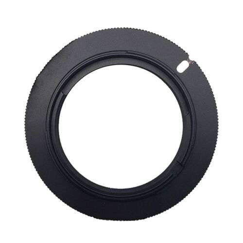Black Aluminum M42 Screw Lens to A-Mount Metal Adapter for Adapting Vintage Lenses to Sony Cameras