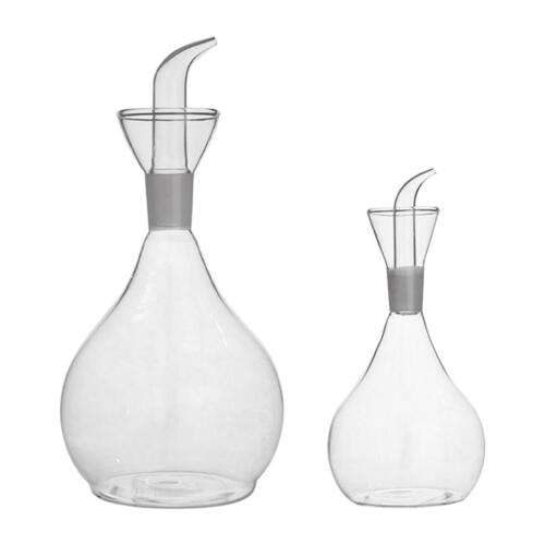 Olive Oil Dispenser with Pourer for Roasting & Household Use -  Cruet for Oil & Vinegar