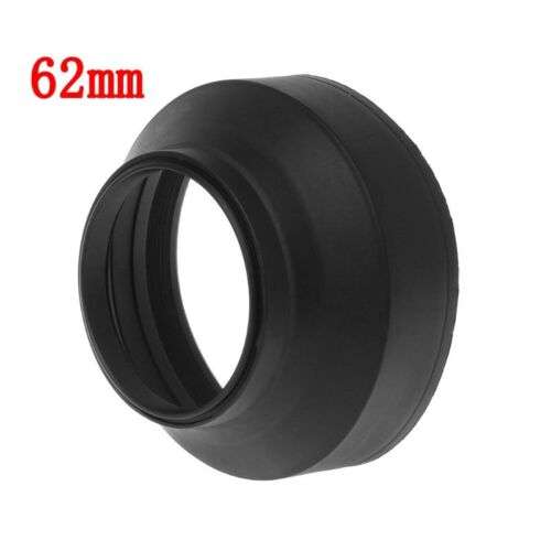 Professional 62mm Lens Hood for Quick & Easy Setup - Protect Your Camera Lens from Flare and Stray Light