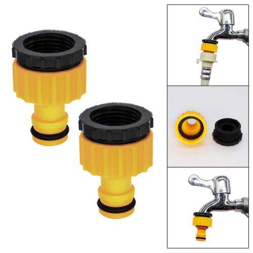 2x Garden Hose Tap Connectors: Threaded Tap Fittings for Watering Your Yard and Garden