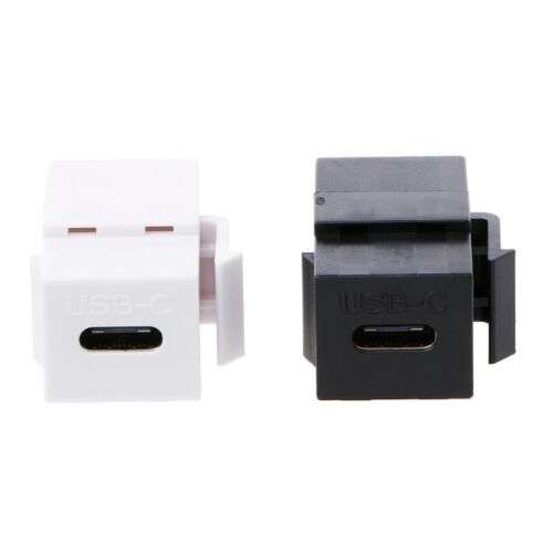 USB 3.1 Type C Female to Female Wall Socket Adapter for Panel Mount Applications
