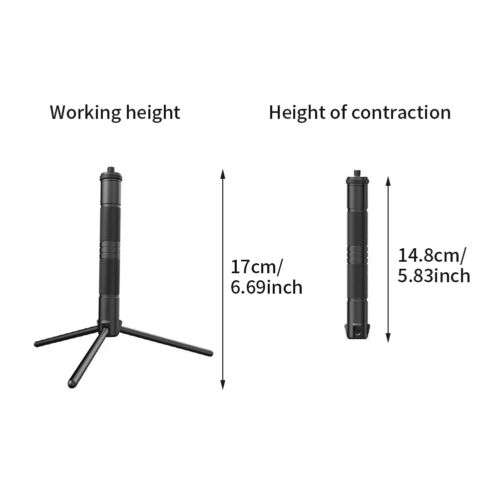 Foldable Aluminum Tripod Stand - Universal Fit for Photography & Video