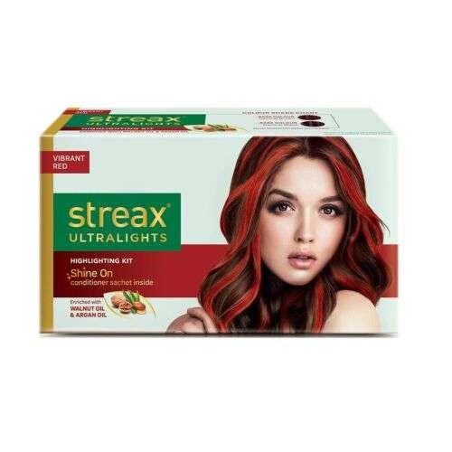 Streax Vibrant Red Shine On Conditioner with Walnut & Argan Oil for Intense Shine and Nourishment