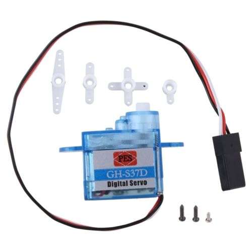 Professional 3.7g Micro Servo Motor Kit for Robot Arms, Helicopters, and DIY Projects