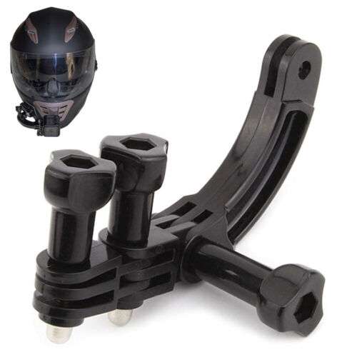 Helmet Curved Extension Arm Screw Chains Mount for Secure Camera Action