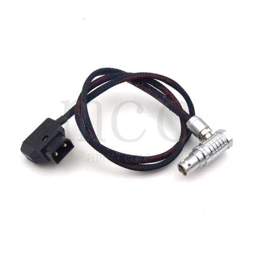 Professional 1B 6-Pin Female to D-Tap Cable for V-Mount Anton Battery Powering Red Epic Scarlet Cameras