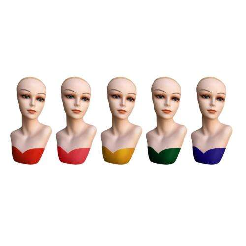 Professional Head DIY Braid Model Hairdressing Training Hair Set Holder for Styling Practice