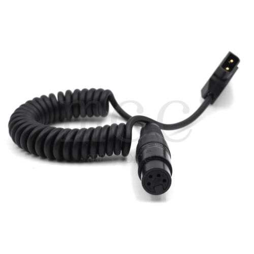 D-Tap to XLR 4-Hole Power Cable for Sony, TVLogic & Camera Monitors