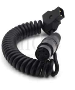 XLR 4 Pin Female to D-Tap Camera Power Cable for Practilite 602 DSLR Lighting