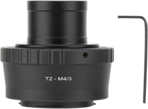 Olympus M4/3 Camera Telescope Adapter Ring: 1.25" Metal Mount for Astrophotography