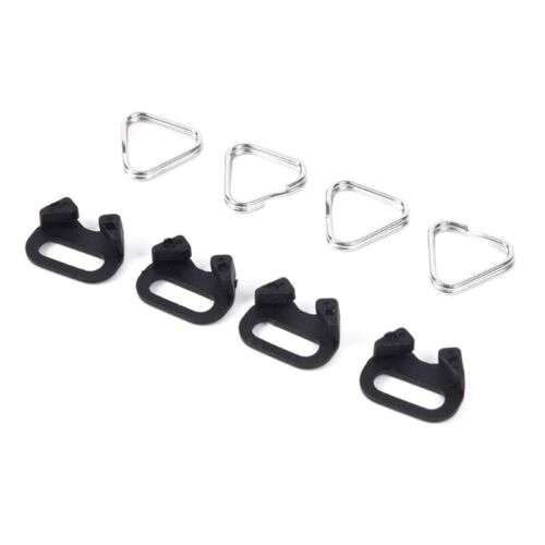 Durable Metal Camera Strap Connectors for Secure Shoulder Strap Attachments - 4 Pack