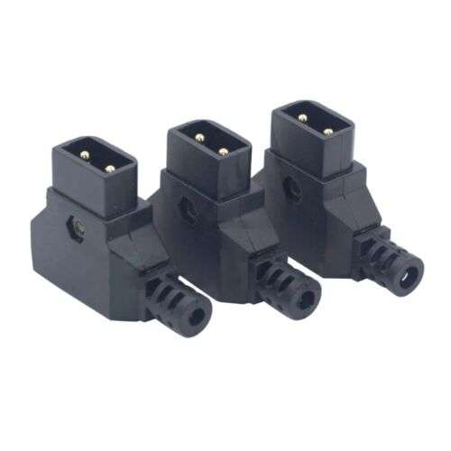 Rechargeable Camera Power Cable Adapter with DTAP Male Plug for 3.7/4.2/4.7mm Batteries