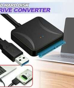 SATA to USB 3.0 Adapter Cable for Connecting 2.5/3.5 Inch SSD/HDD Hard Drives to PC/Laptop