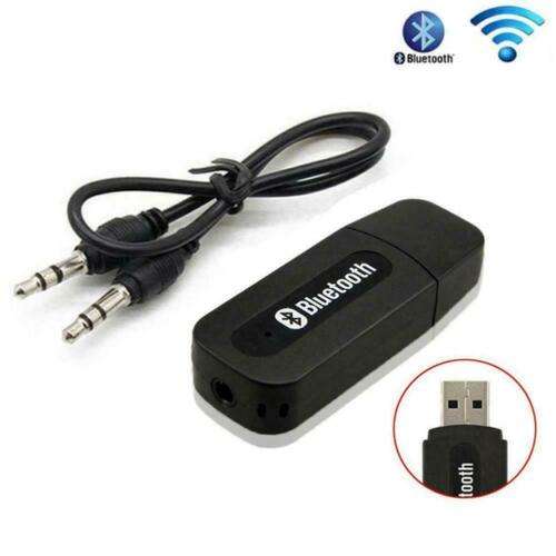 Wireless Audio Receiver Transmitter for Car Stereo - Bluetooth Aux Adapter with Jack