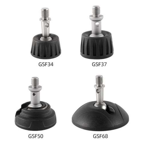 Professional 3/8 Screw Bracket Mount with Rubber Base for Photo Studio Accessories and Equipment Stability