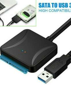 SATA to USB 3.0 Adapter for 2.5" & 3.5" HDD/SSD Hard Drives - Easy Data Transfer and External Storage Creation