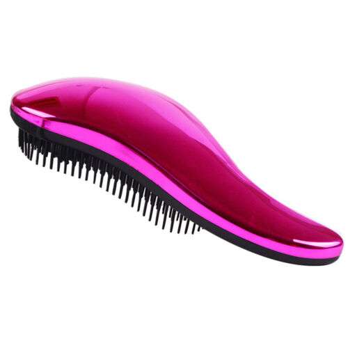 Anti-Static Electroplated Massage Comb for Hair Loss & Scalp Stimulation with Long Handle