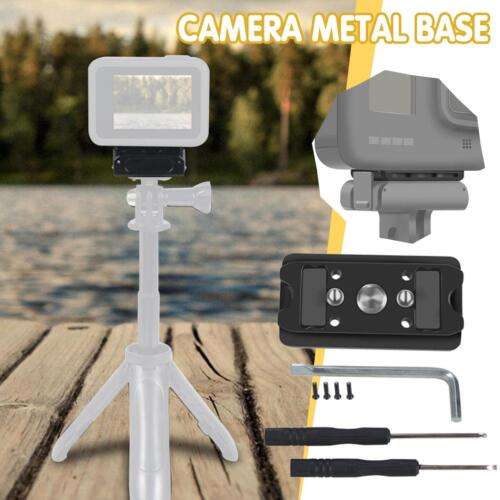 Aluminum Alloy Magnetic Adapter Mount for GoPro 10/8 Max/Action 2 with 1/4 Thread for Stable and Versatile Shooting