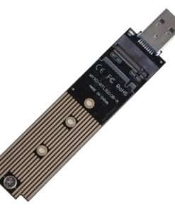 High-Speed NVMe & SSD Adapter for M.2 2242 & 2280 Drives to PCIe & USB 3.1